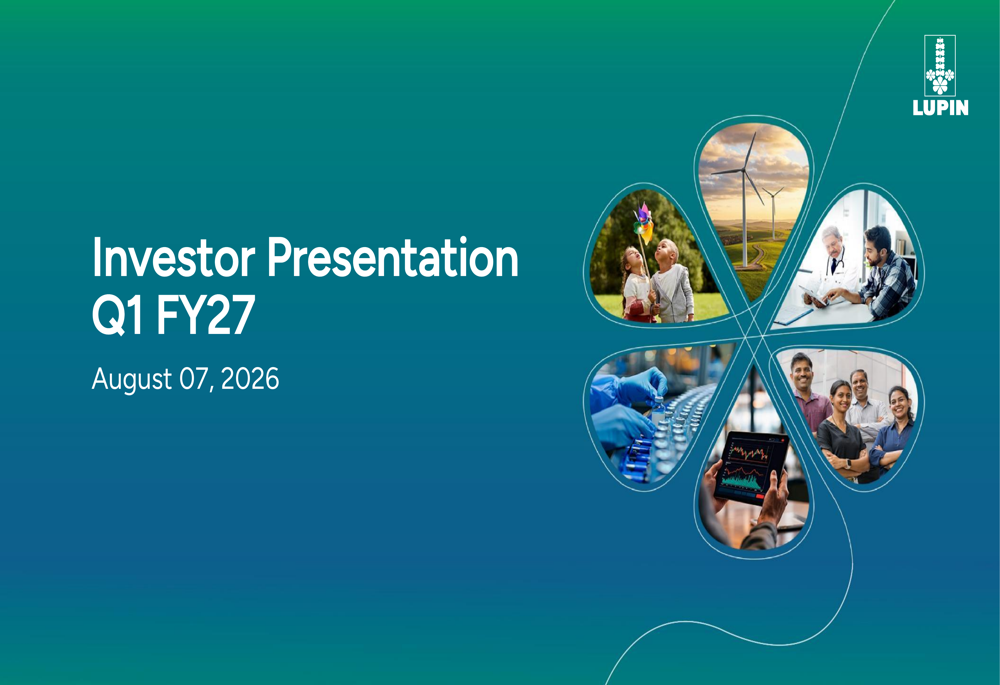 Lupin Q1 FY27 slides