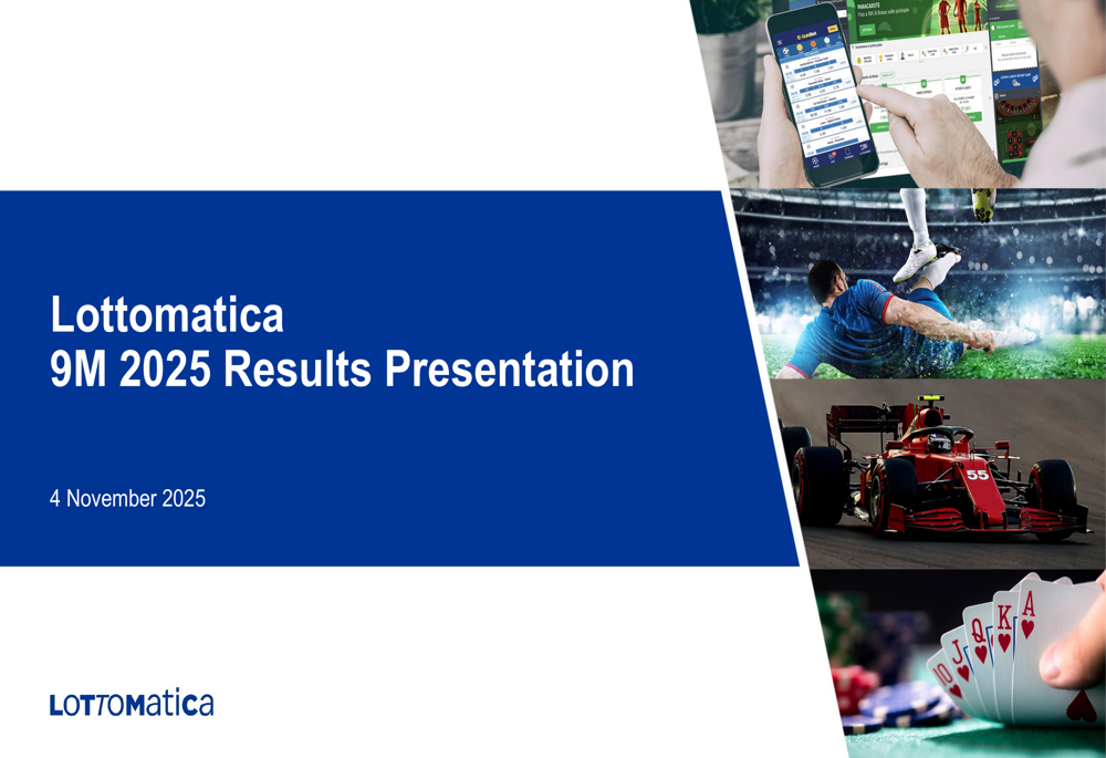 Lottomatica 9M 2025 presentation
