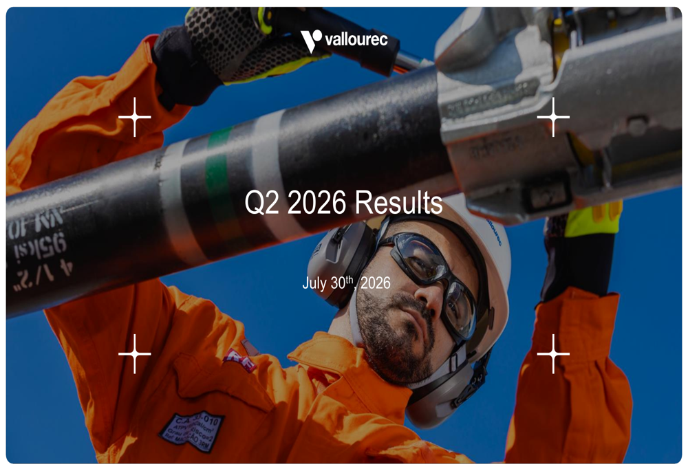 Vallourec Q2 2026 slides