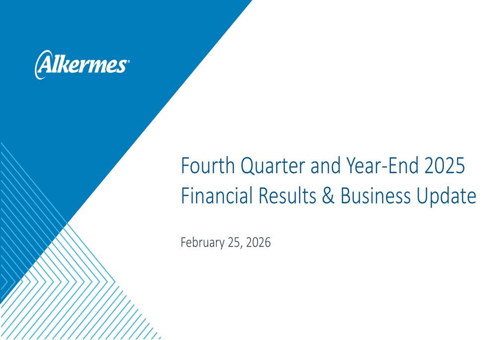 Alkermes FY 2025 presentation