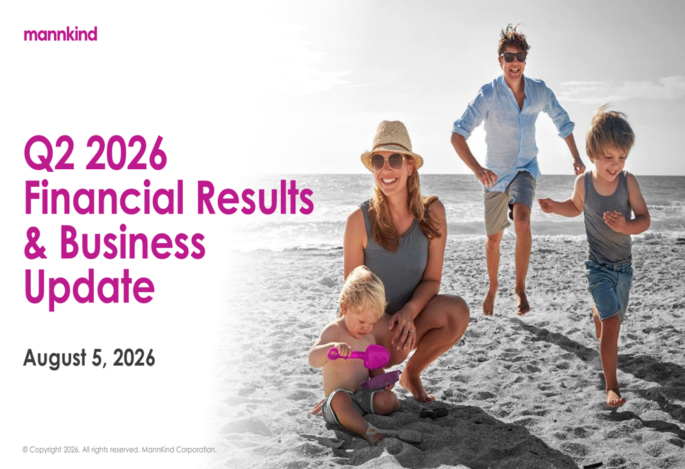 MannKind Q2 2026 slides