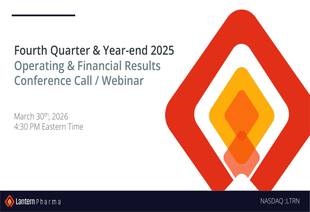 Lantern Pharma Q4 2025 slides