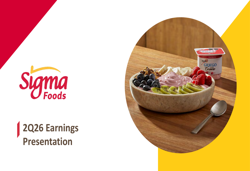 Sigma Foods Q2 2026 slides