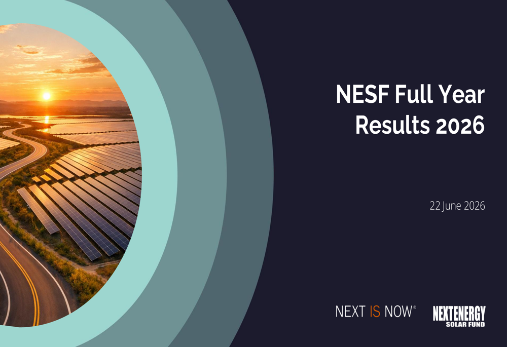 NextEnergy Solar Fund FY 2026 slides