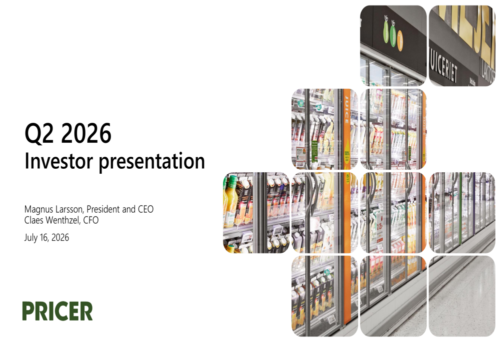 Pricer Q2 2026 slides