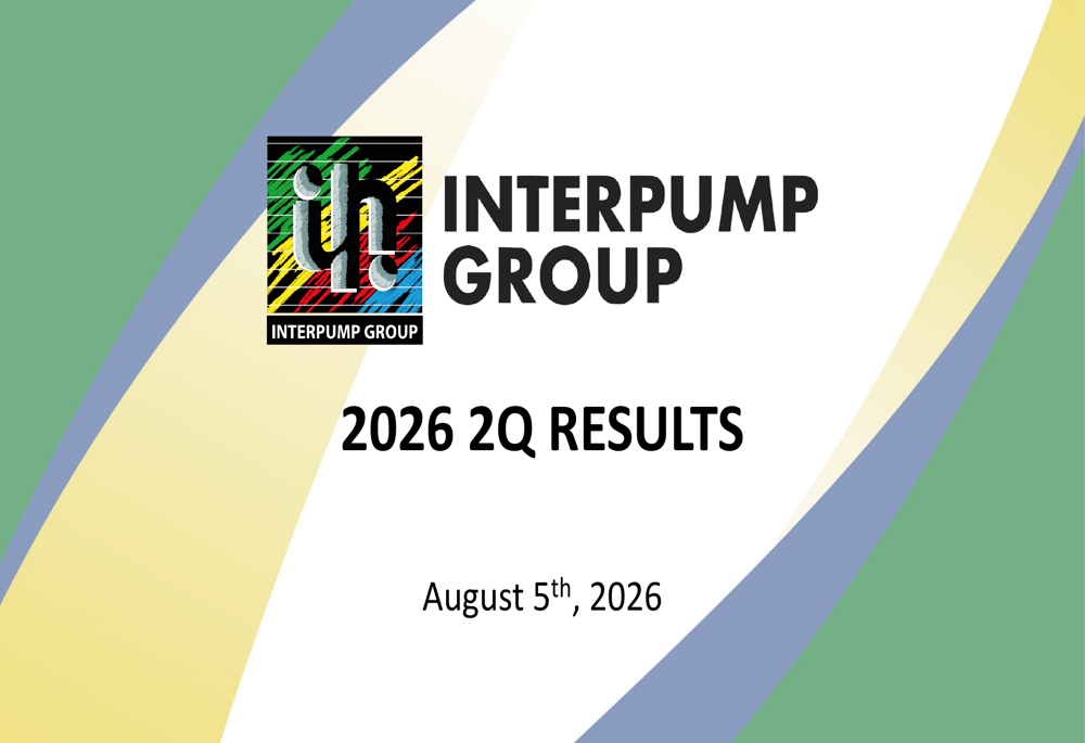 Interpump Q2 2026 slides