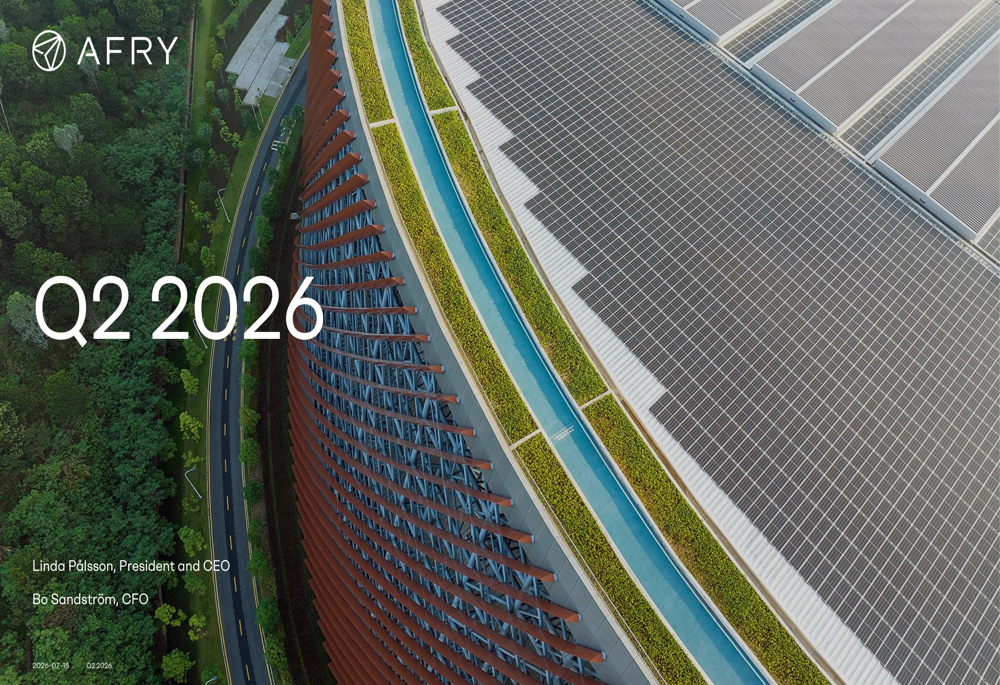 AFRY Q2 2026 slides