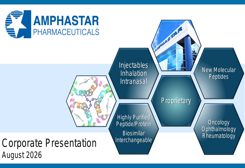 Amphastar Q2 2026 slides