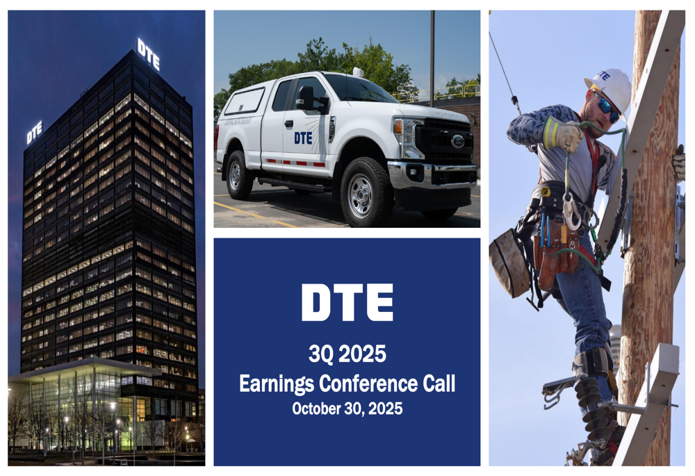 DTE Energy Q3 2025 slides