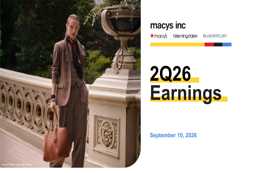 Macy's Q2 2026 slides