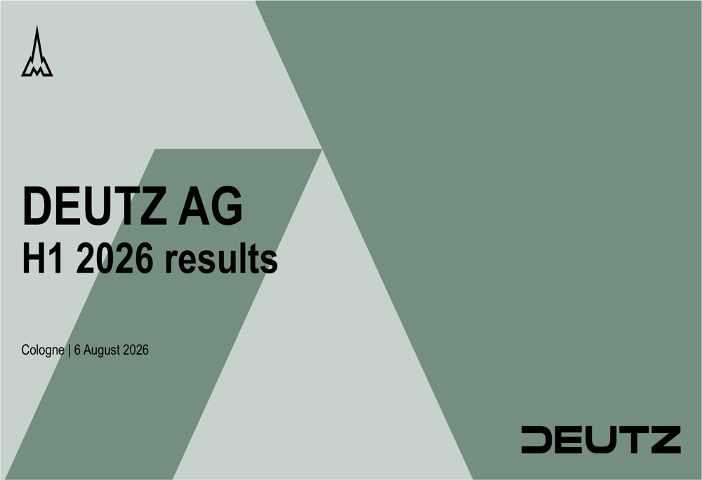 DEUTZ H1 2026 slides