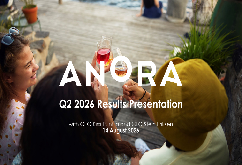 Anora Q2 2026 slides