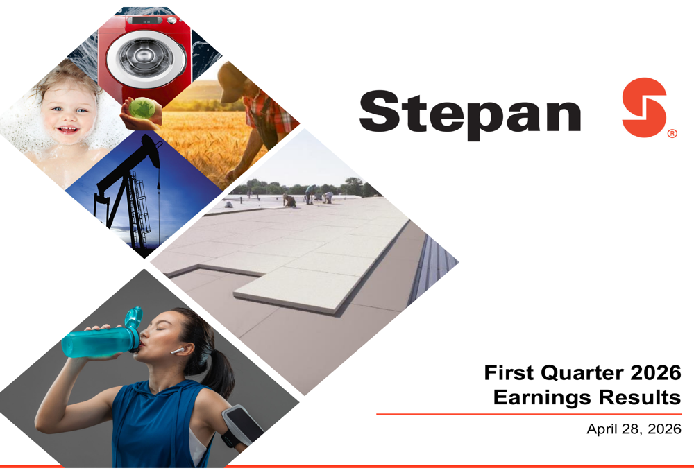 Stepan Q1 2026 slides
