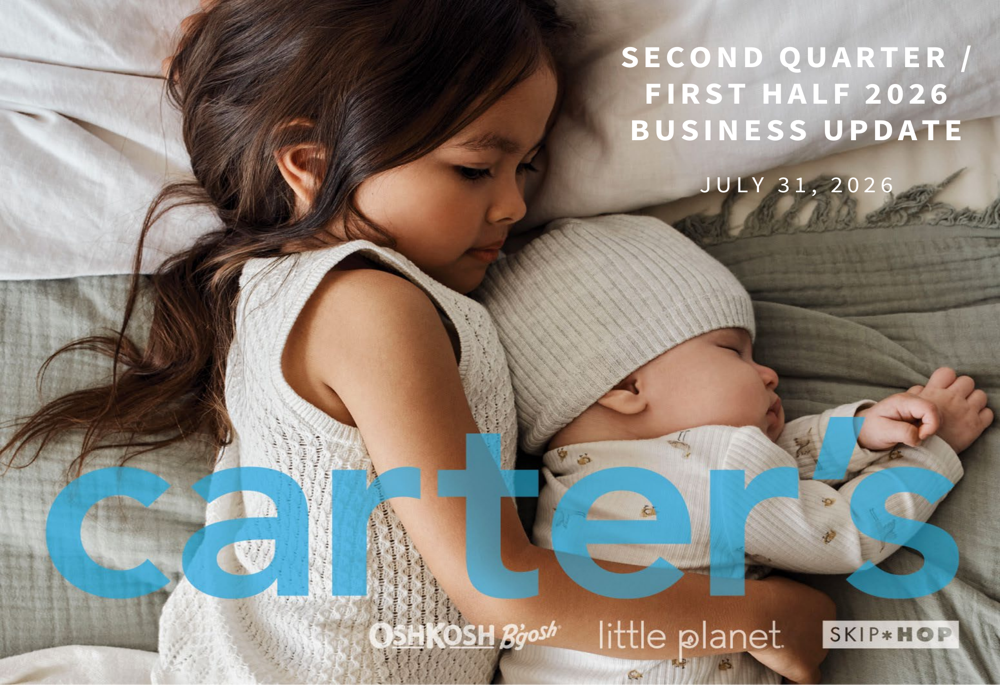 Carter's Q2 2026 slides