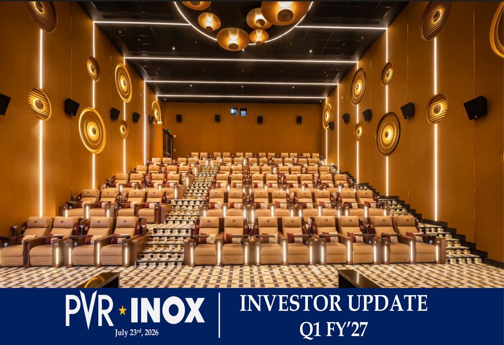 PVR INOX Q1 FY'27 slides