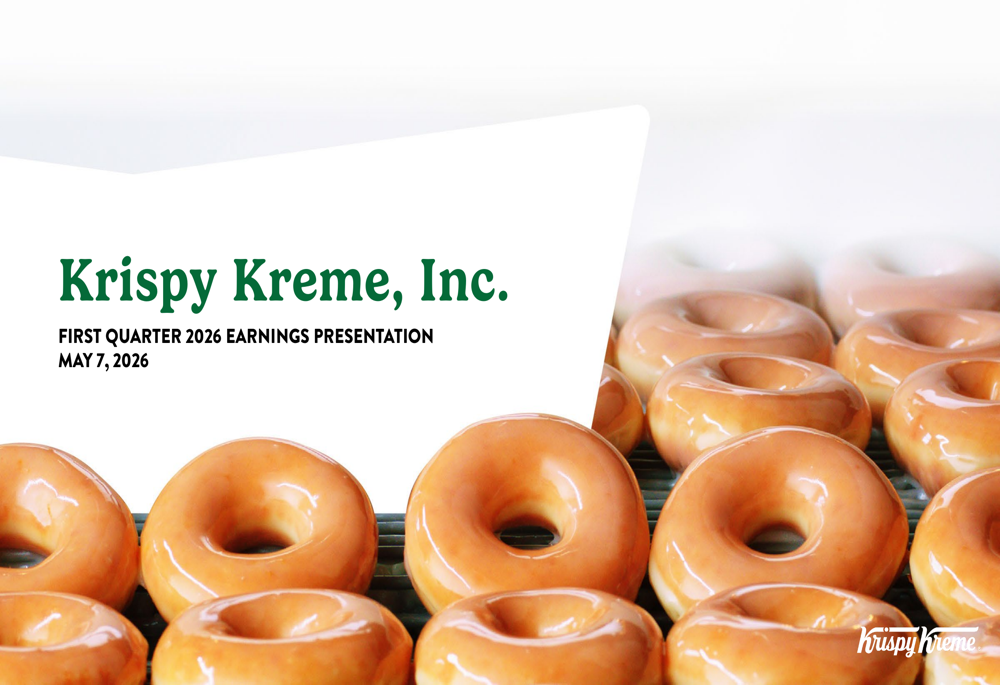 Krispy Kreme Q1 2026 slides