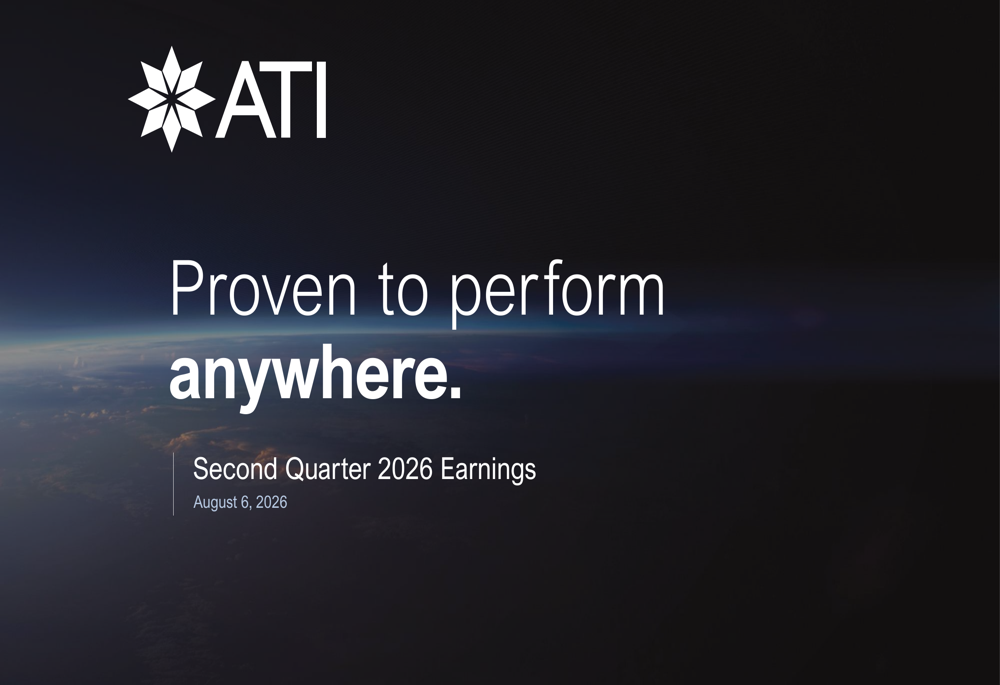 ATI Q2 2026 presentation