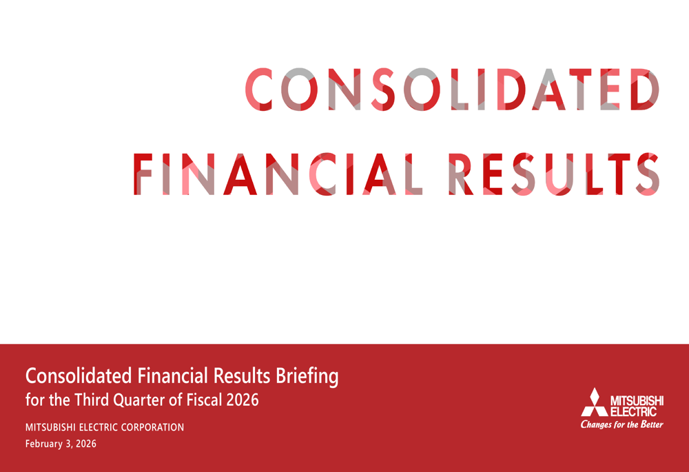 Mitsubishi Electric Q3 FY26 slides