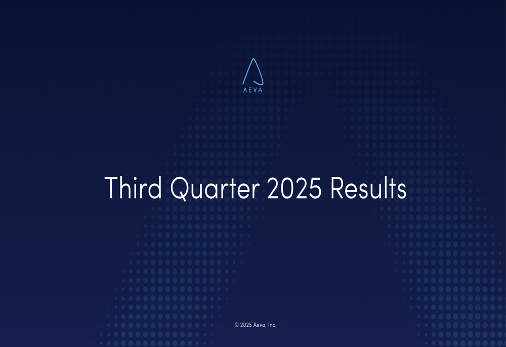 Aeva Q3 2025 presentation