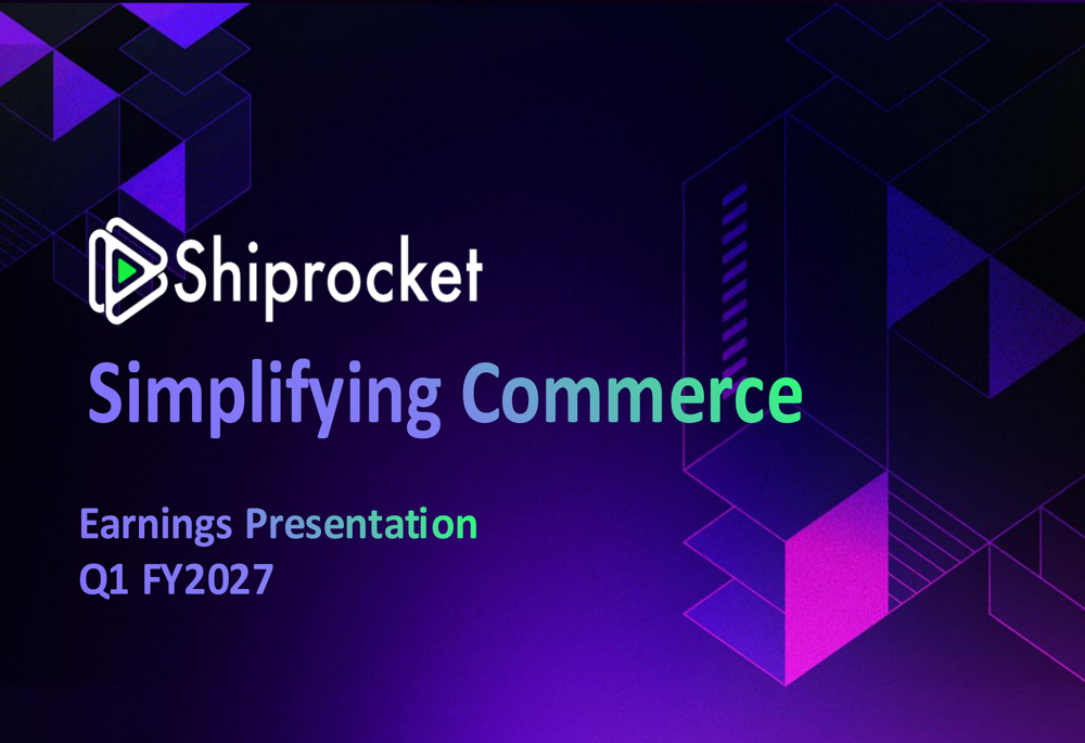 Shiprocket Q1 FY2027 slides
