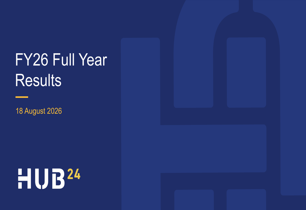 HUB24 FY 2026 presentation