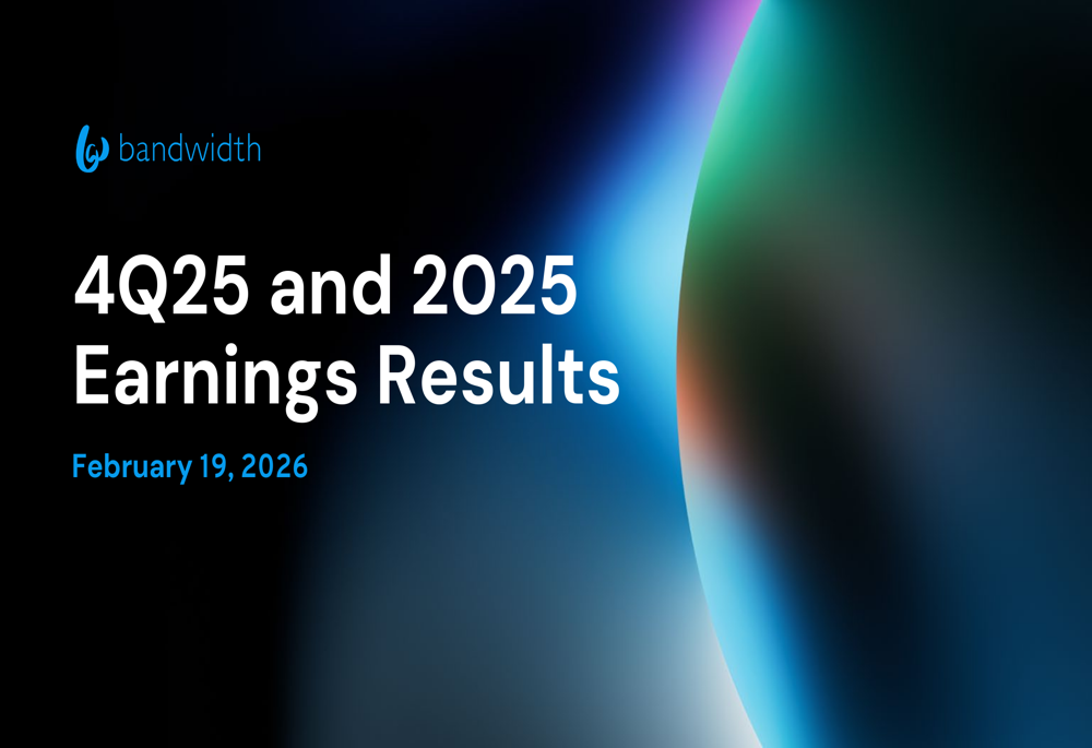 Bandwidth Q4 2025 slides