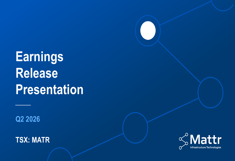 Mattr Q2 2026 slides