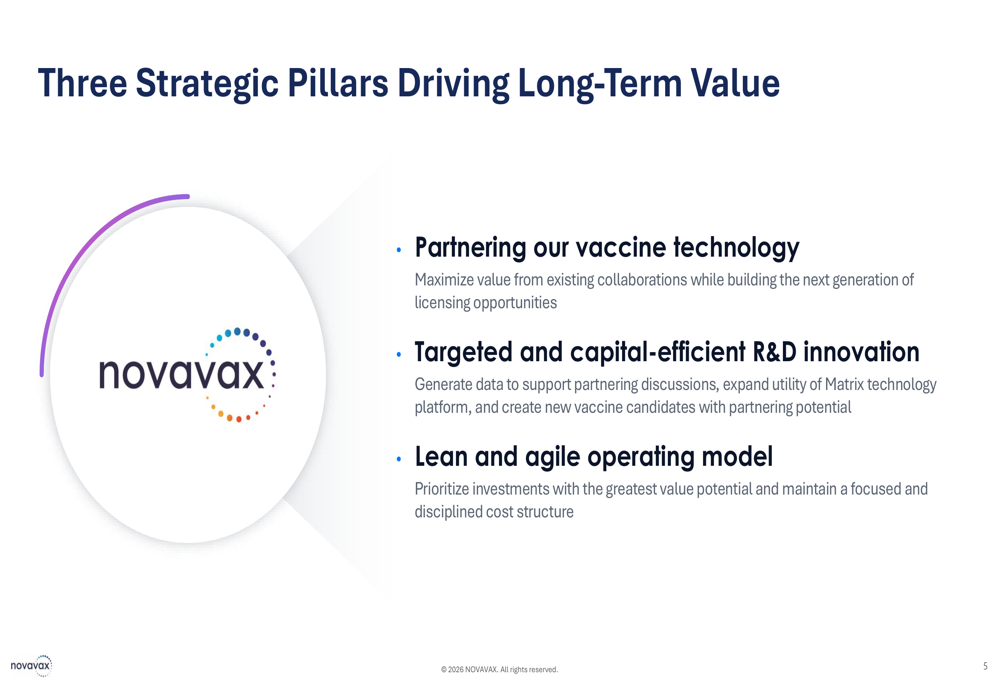 Novavax Q2 2026 slides: partnership model drives transformation By ...
