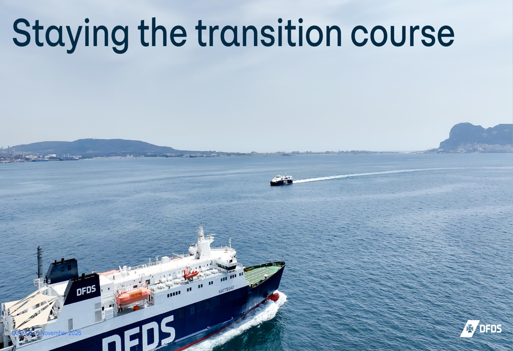DFDS Q3 2025 presentation slides