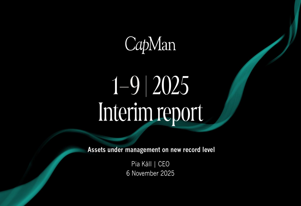 CapMan Q3 2025 presentation slides
