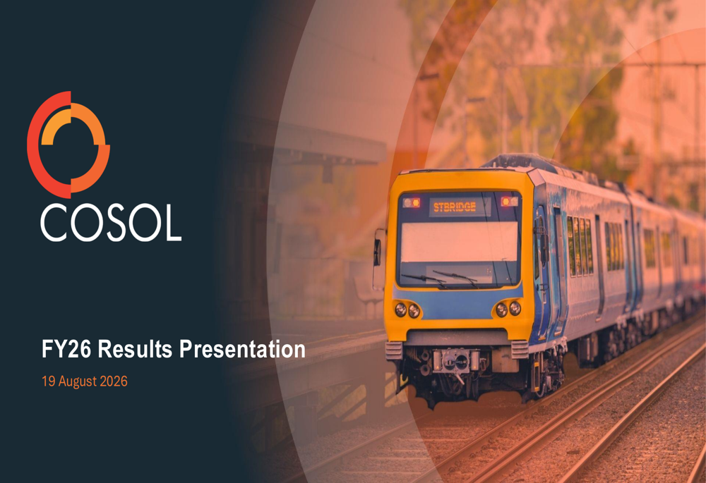 COSOL FY26 slides