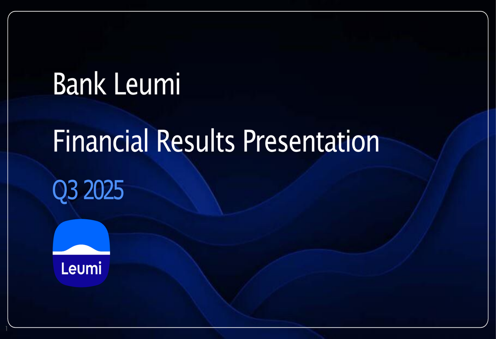 Bank Leumi Q3 2025 slides