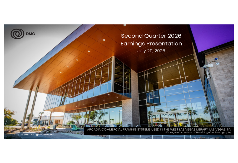 DMC Q2 2026 slides