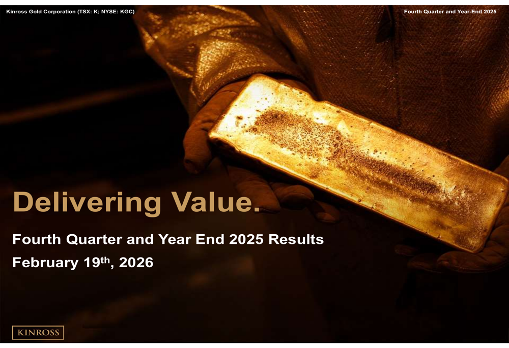 Kinross Gold Q4 2025 slides