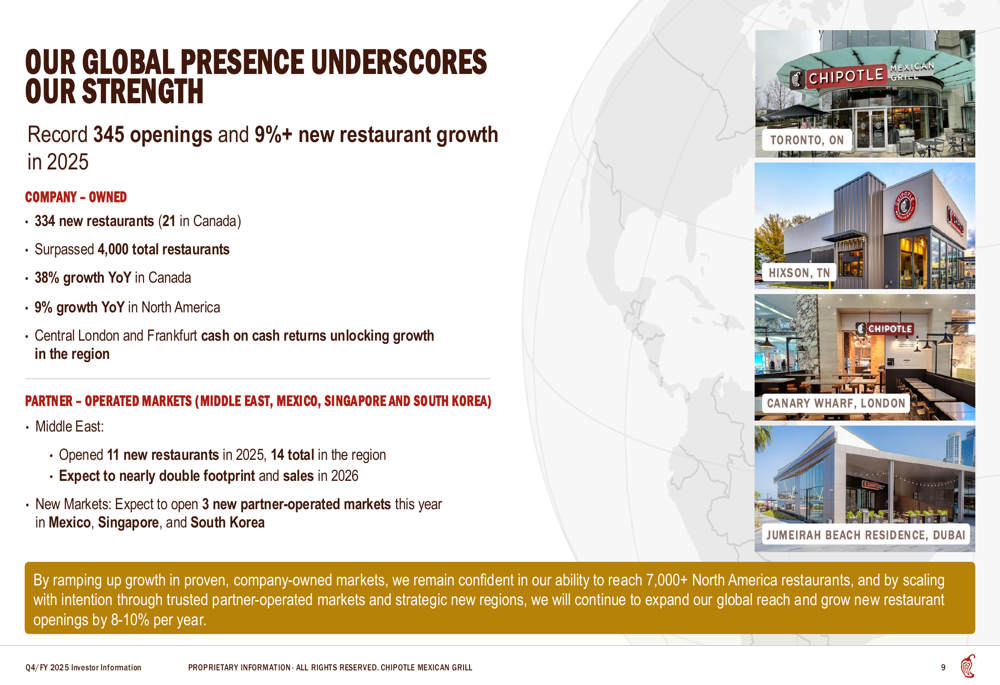 chipotle cooks up growth with more locations and... Chipotle Q4 2025 slides: ’Recipe for Growth’ strategy amid slowing comp ...