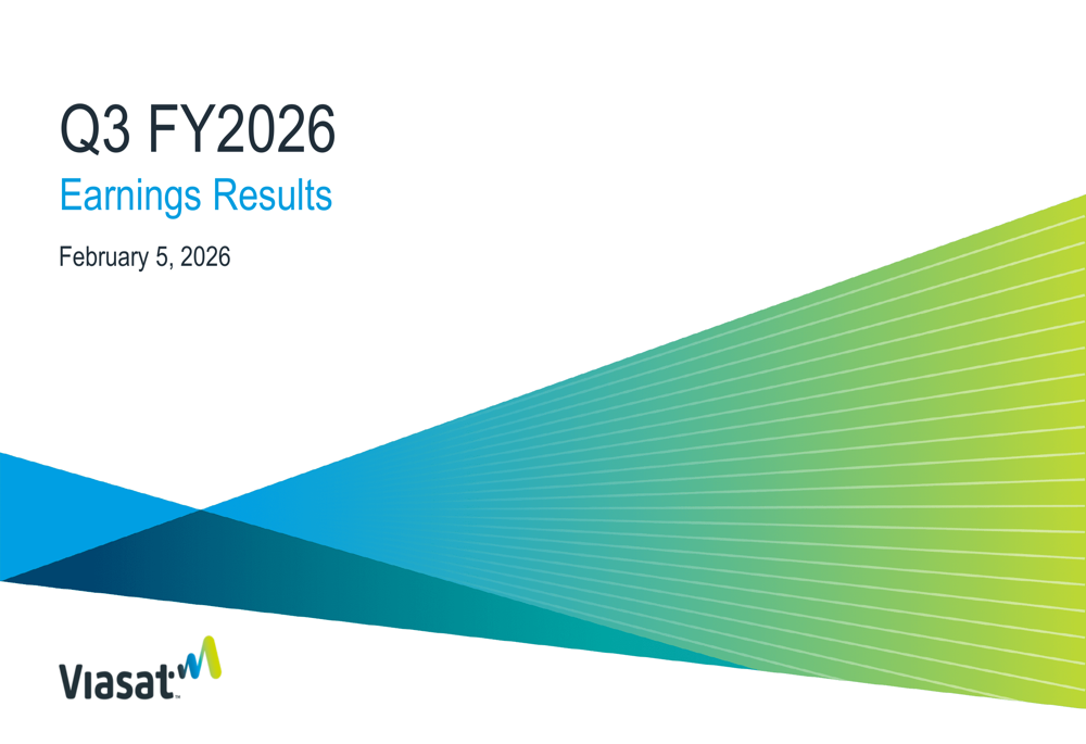 Viasat Q3 FY2026 slides