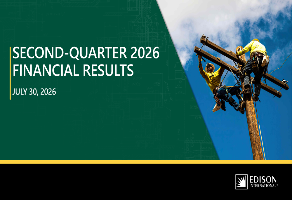 Edison Q2 2026 slides