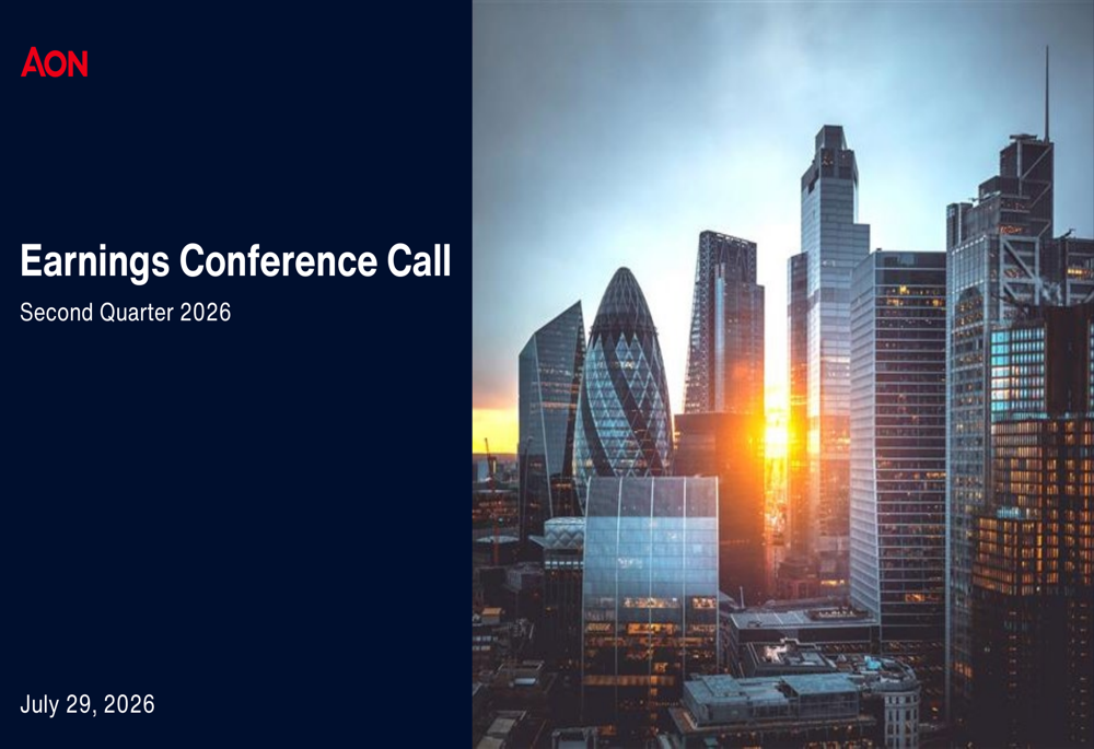 Aon Q2 2026 slides