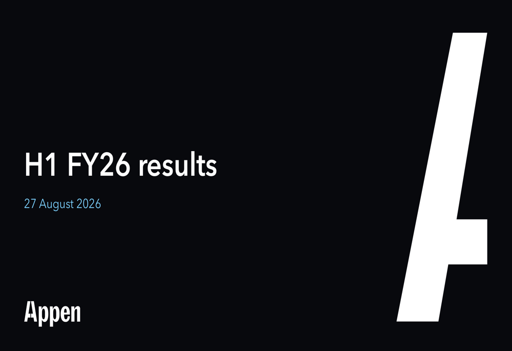 Appen H1 FY26 slides