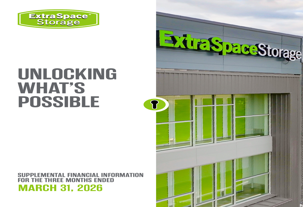 Extra Space Storage Q1 2026 slides