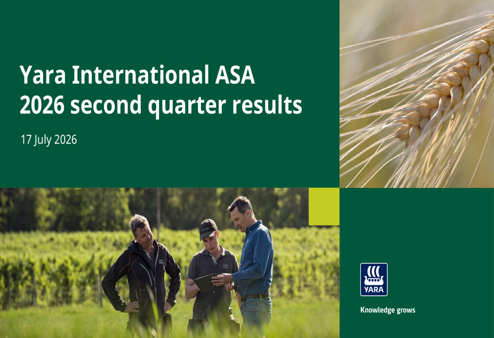 Yara Q2 2026 slides