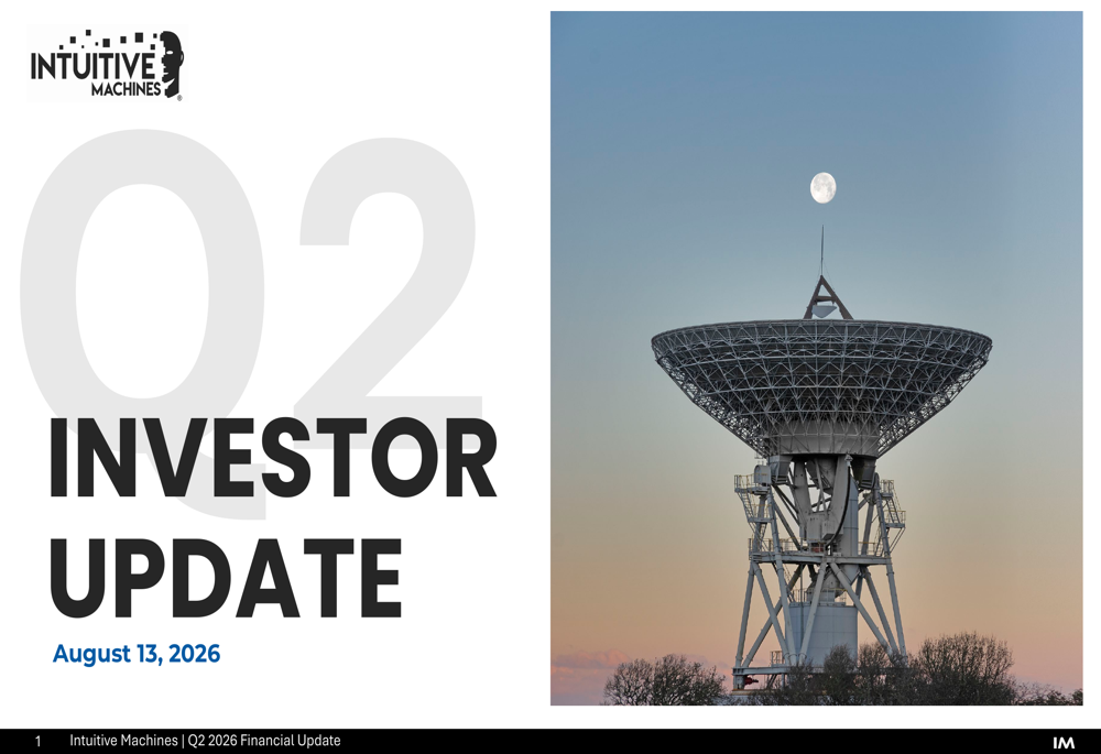 Intuitive Machines Q2 2026 slides