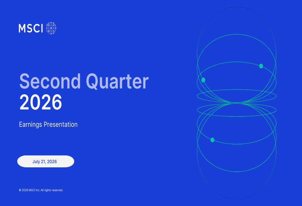 MSCI Q2 2026 slides
