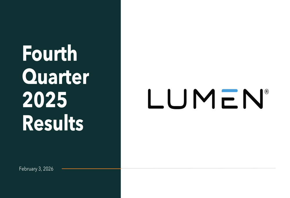 Lumen Q4 2025 slides