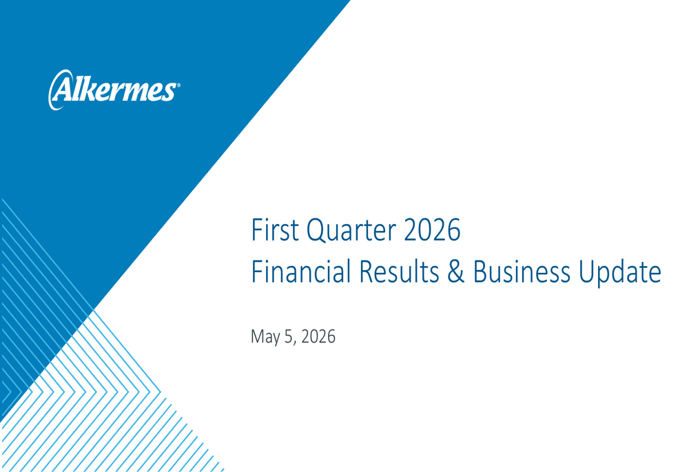 Alkermes Q1 2026 slides