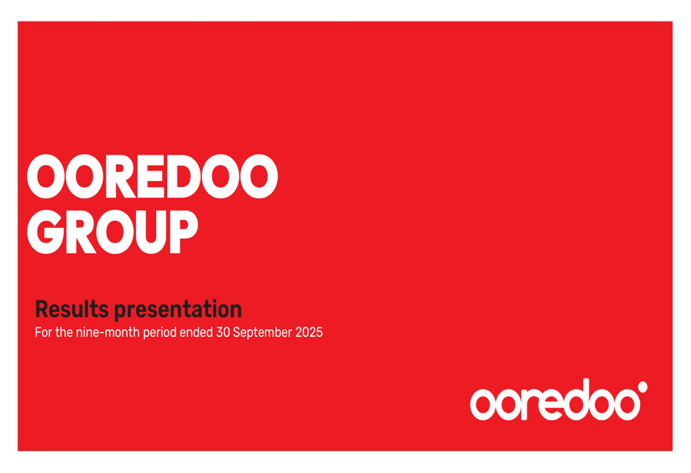 Ooredoo Q3 2025 slides