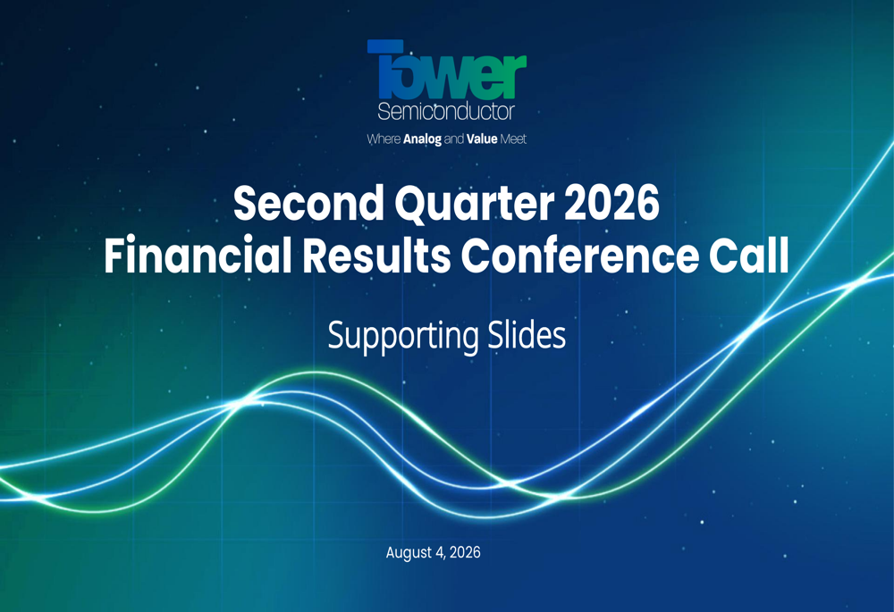 Tower Semi Q2 2026 slides