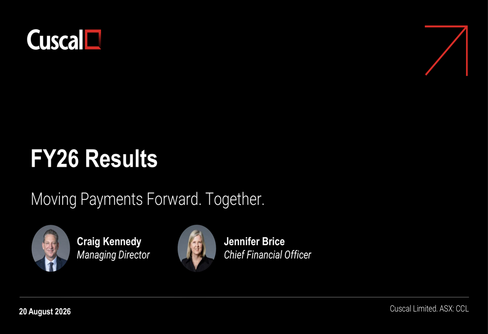 Cuscal FY26 slides