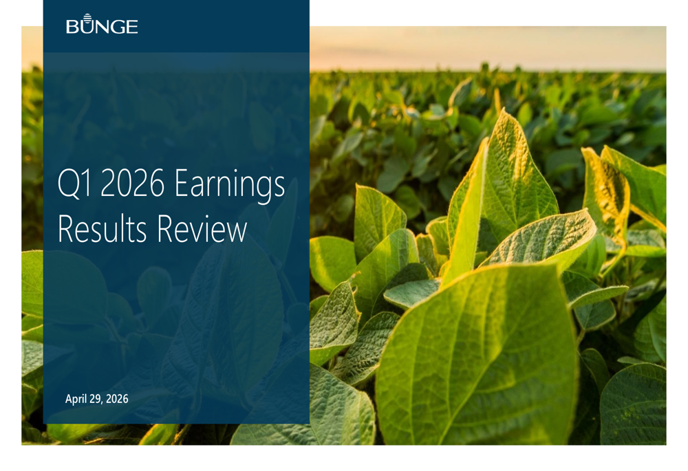Bunge Q1 2026 slides