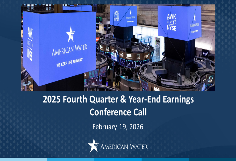 American Water Q4 2025 slides